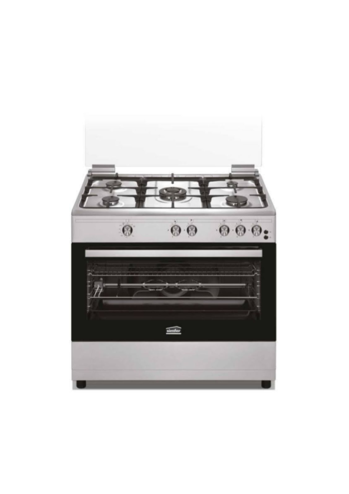 فرن سمفير 90 سم ستيل رؤوس الومنيوم  SMF- 9060-I-IX