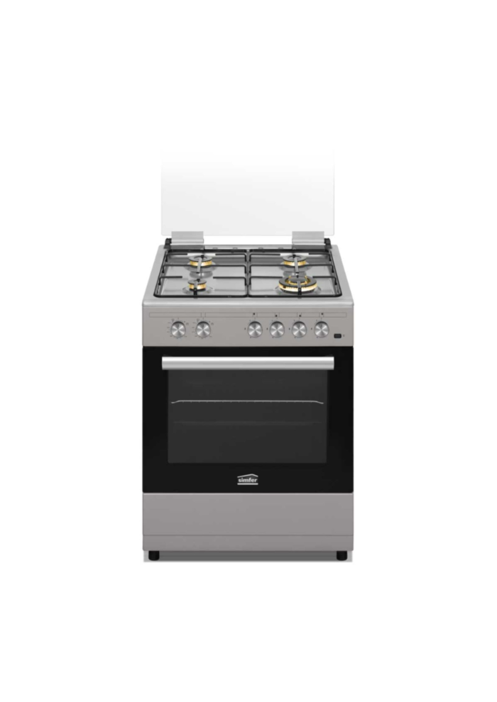 فرن سمفير 60 سم ستيل رؤوس نحاس  SMF- 6060-I-IX-BRS