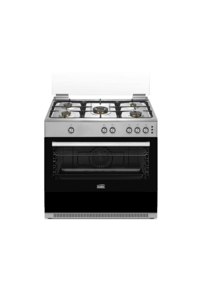 فرن سمفير 90 سم ستيل رؤوس نحاس  SMF- 9060--Q-IX